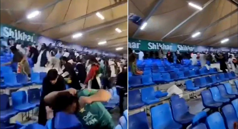 VIDEO: Afghan fans attack Pakistani fans following their loss