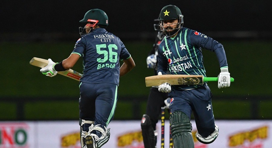 Babar, Shadab, Rauf star as Pakistan bag second straight win in tri-series