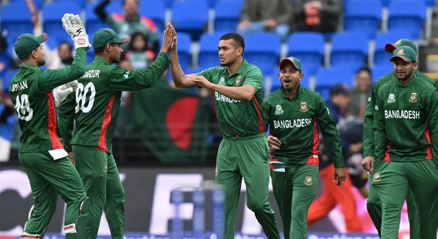 Taskin Ahmed takes four as Bangladesh win first-ever Super 12 match