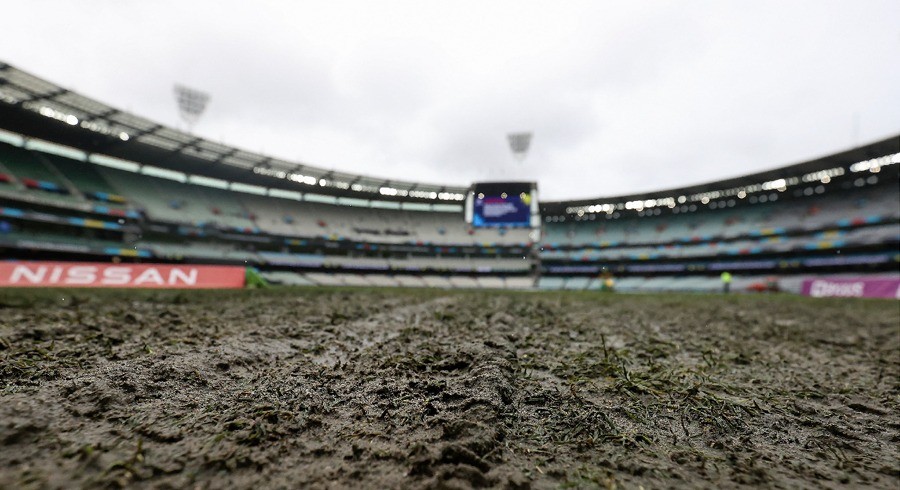 Teams share one point each, as both matches abandoned due to rain
