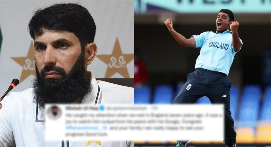 Misbah-ul-Haq in awe of young English leg-spinner Rehan Ahmed