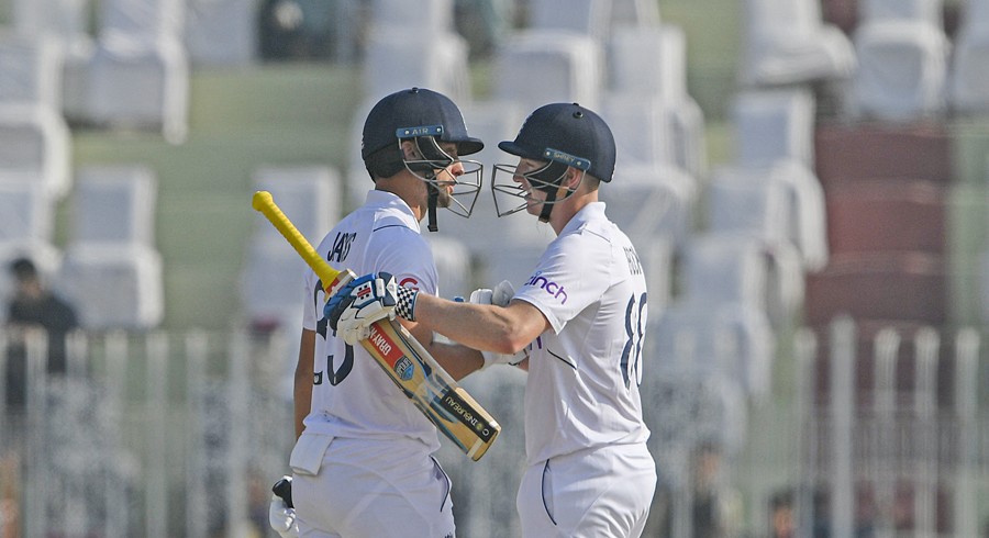 LIVE: England finish on a record total at Rawalpindi in first Pakistan Test