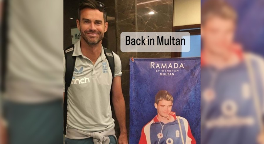 PAKvENG: James Anderson warmly welcomed in Multan after 17 years