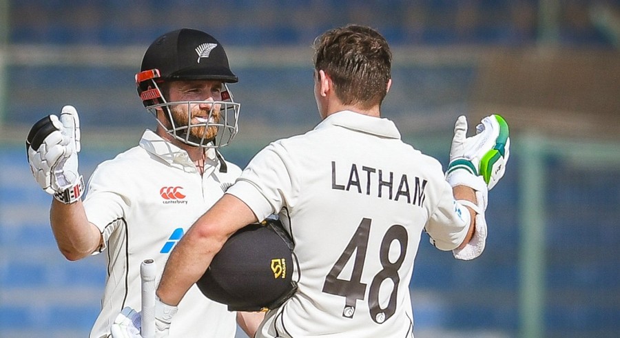 Latham, Williamson tons take NZ past Pakistan total in Karachi