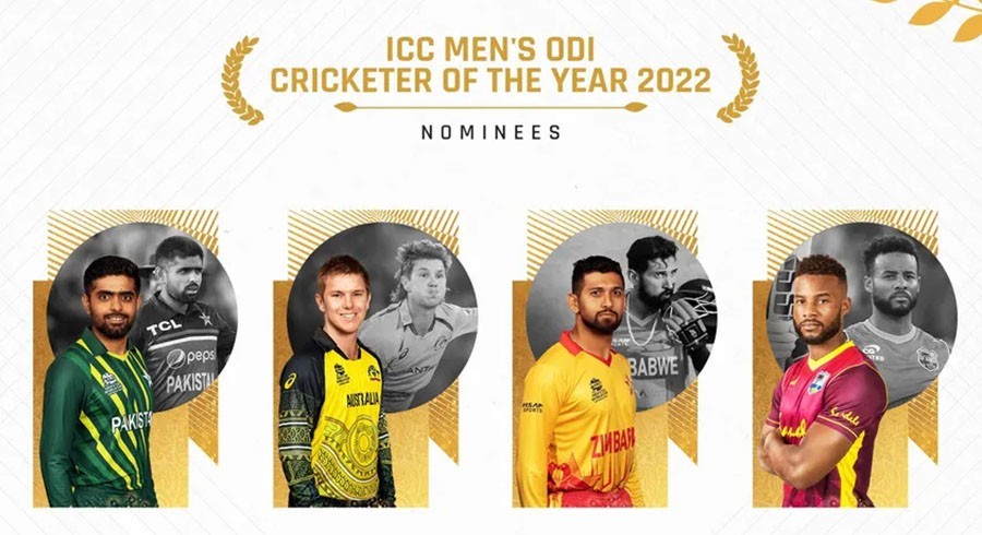 قومی ٹیم کے کپتان بابر اعظم آئی سی سی ون ڈے پلیئر آف دی ایئر کے لیے نامزد