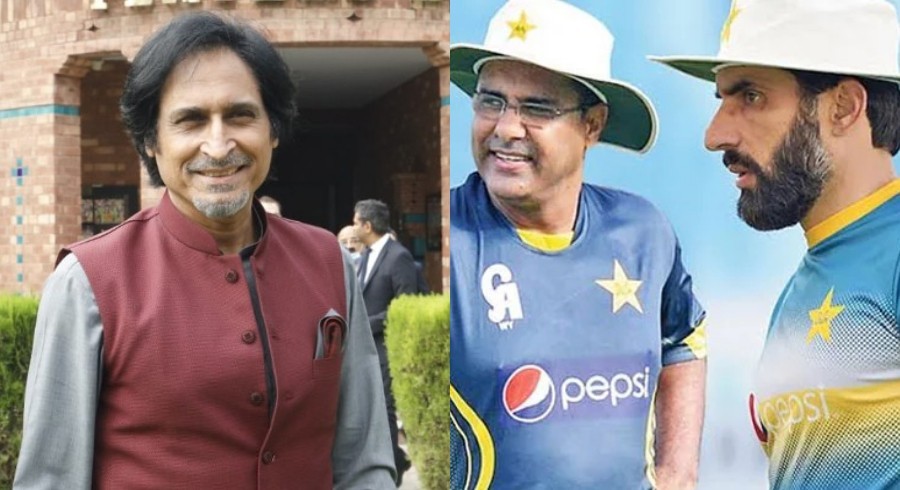 رمیز راجا نے مصباح الحق اور وقاریونس کو کوچنگ سے ہٹانے کی وجہ بتادی