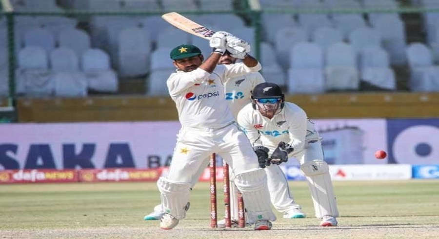 پاکستان نیوزی لینڈ کے درمیان دوسرا ٹیسٹ سنسنی خیز مقابلے کے بعد ڈرا ہوگیا