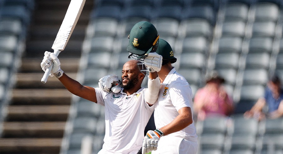 Bavuma ends 'long journey' with century as South Africa take charge