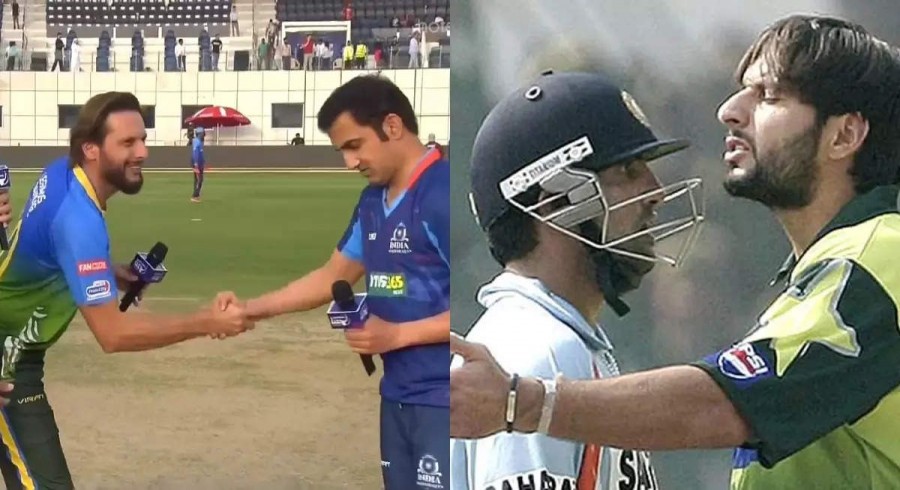 Foes to friends: Shahid Afridi, Gautam Gambhir bond over cricket