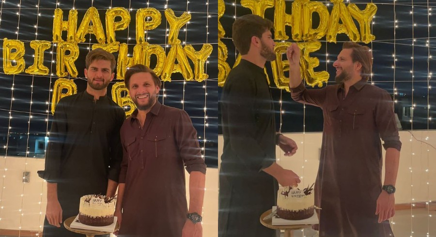 'Babe' steals show as Shahid Afridi wishes birthday to Shaheen Afridi