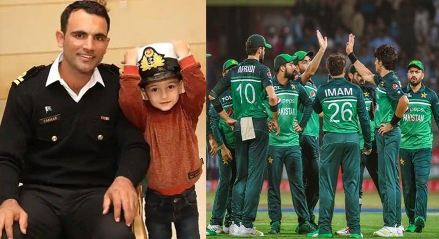 Fakhar’s son savage reply to players who teased him when opener got out for duck