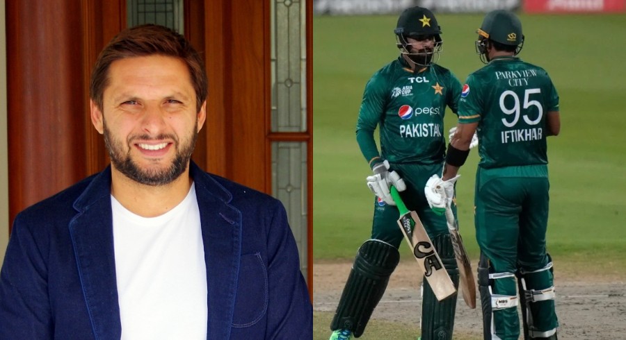 Shadab and Iftikhar try to hype up Shaheen, receive advice instead from Afridi