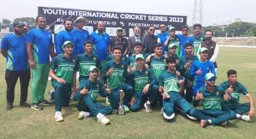 Shamyl Hussain's half-century gives Pakistan U19 T20 win