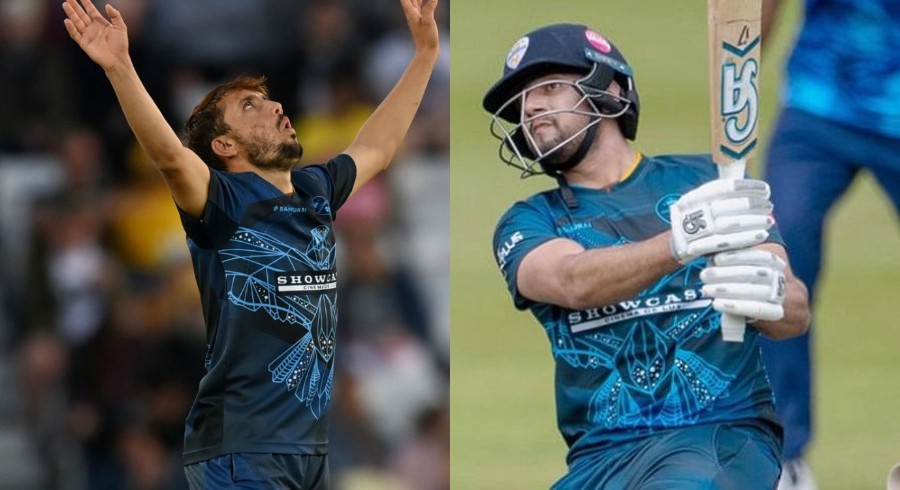 Zaman picks four-fer, Haider ties match for Derbyshire with last-ball four