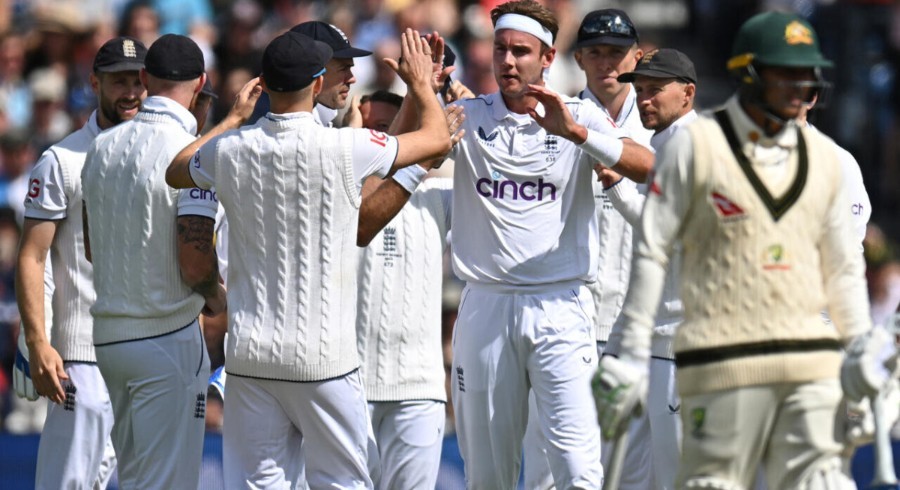 ایشیز سیریز کا چوتھا ٹیسٹ: آسٹریلیا کے 299 رنز، براڈ کی 600 وکٹیں مکمل