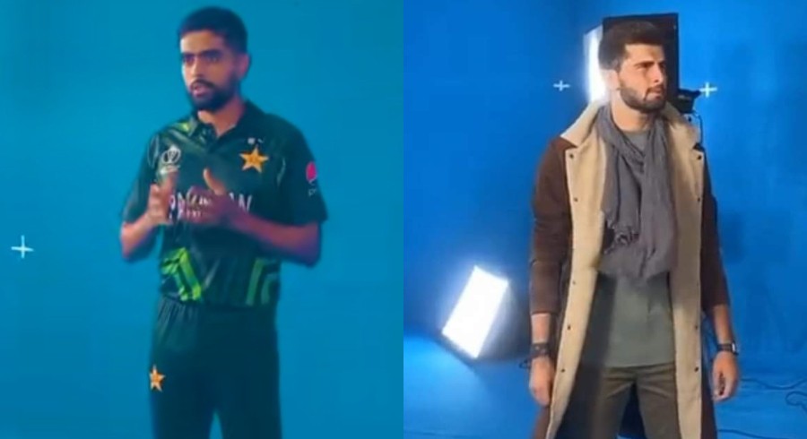 Watch: Babar, Shaheen star in must-see Ad shoot ahead of World Cup 2023