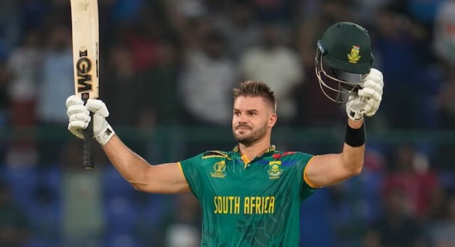Markram slams fastest World Cup century as South Africa sets new record total