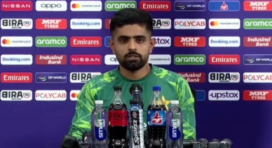 Babar Azam dodges question about Rizwan's post for Gaza