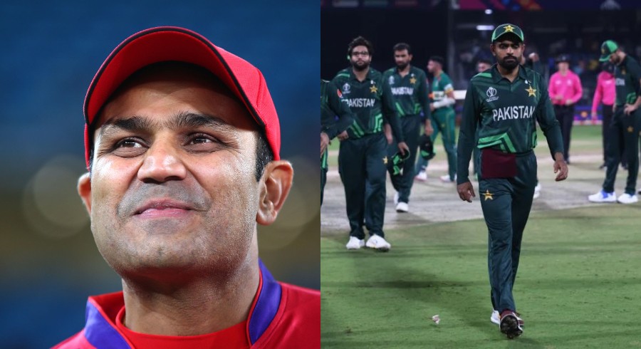 Sehwag takes a bizarre dig at Pakistan cricket team