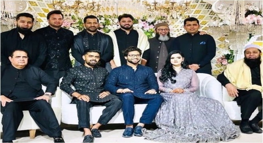امام الحق اورفہیم اشرف کی مہندی کی تقاریب، اہلخانہ اوردوستوں کی شرکت  