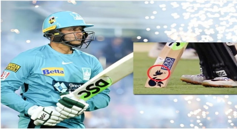 بگ بیش لیگ: عثمان خواجہ کے بلے پر امن کی فاختہ کا نشان