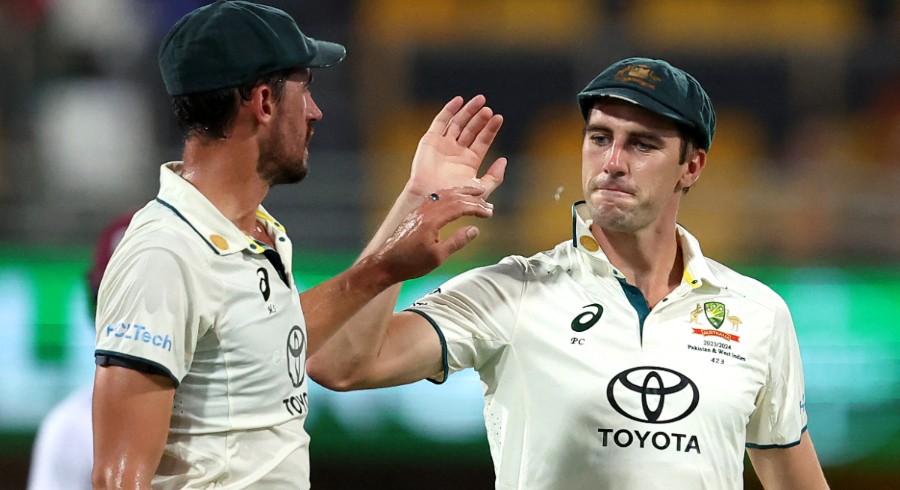 Australia strike late to claim slight advantage over West Indies