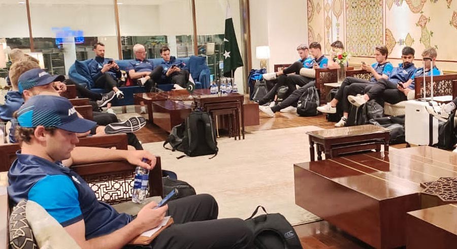 New Zealand cricket team lands in Islamabad for T20I series against Pakistan