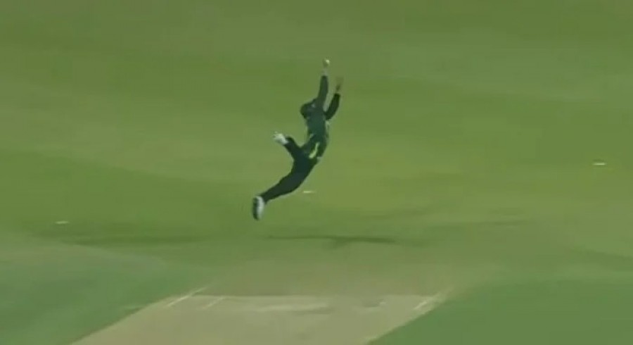 WATCH: Shadab Khan steals show with spectacular catch