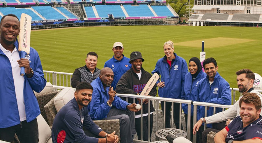 Bolt, Shoaib Malik among stars to get first look at New York venue for T20 World