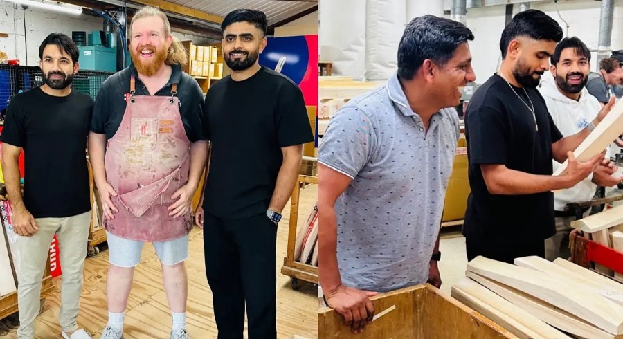 ورلڈکپ کی تیاریاں زوروشور سے جاری، بابراوررضوان کے نئے بلے