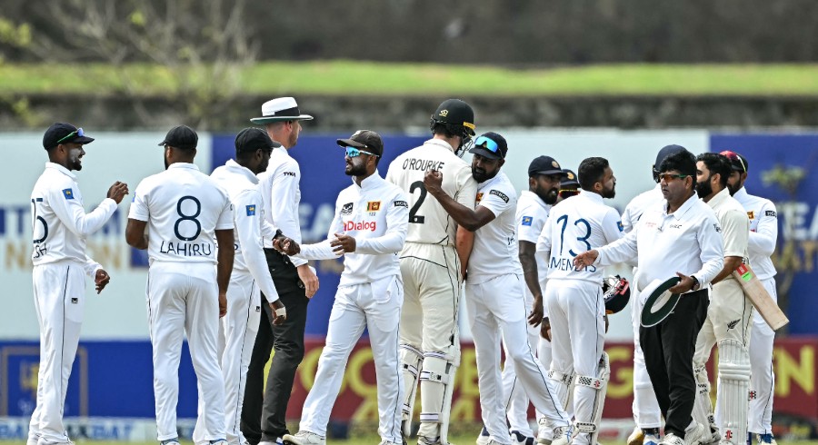 Jayasuriya's five-wicket haul seals 63-run victory for Sri Lanka against New Zealand in Galle