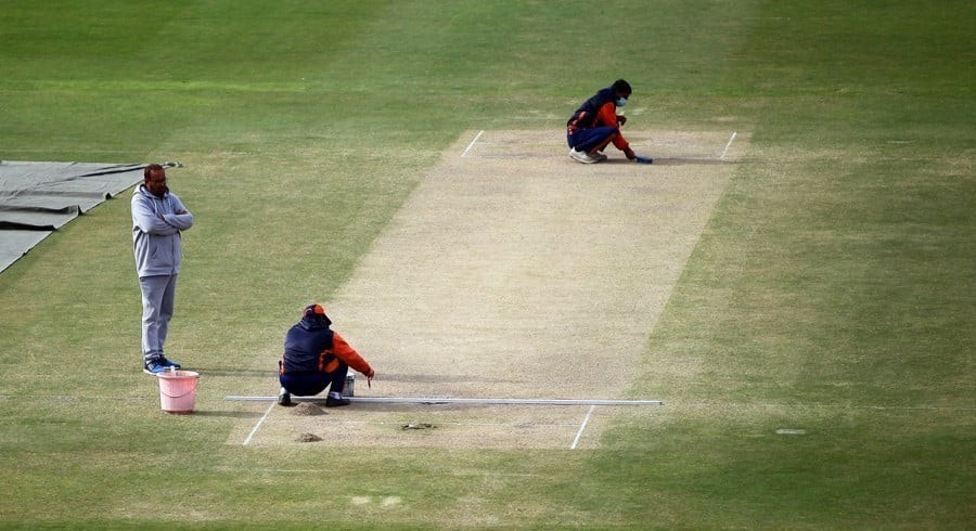 PAK vs ENG: Pindi stadium pitch preparations in full swing ahead of decisive third Test