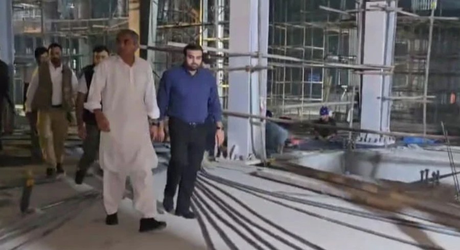 Mohsin Naqvi inspects upgradation work at Gaddafi stadium before departing for ICC meeting in Dubai