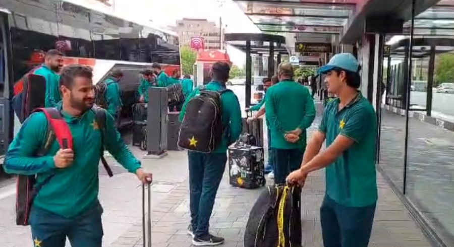 Pakistan team arrives in Hobart ahead of third T20I against Australia