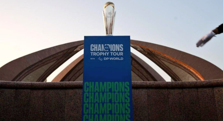 Champions Trophy 2025 unveiled at Pakistan monument