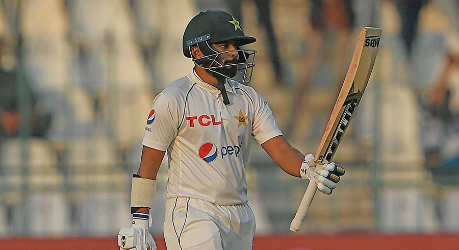 Saud Shakeel moves up in ICC Test rankings