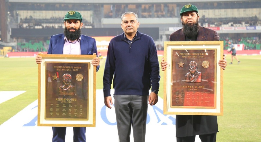 PCB induct Inzamam-ul-Haq, Misbah-ul-Haq into Hall of Fame