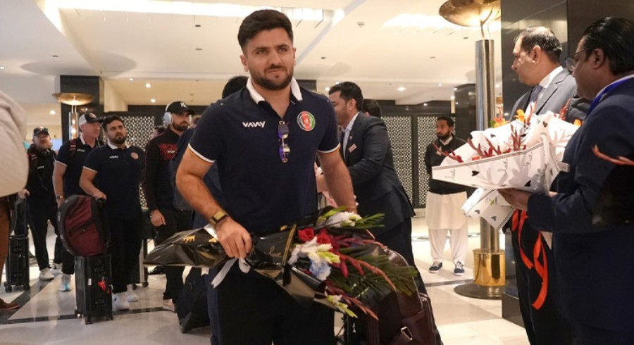 Afghanistan team arrives in Lahore for ICC Champions Trophy 2025