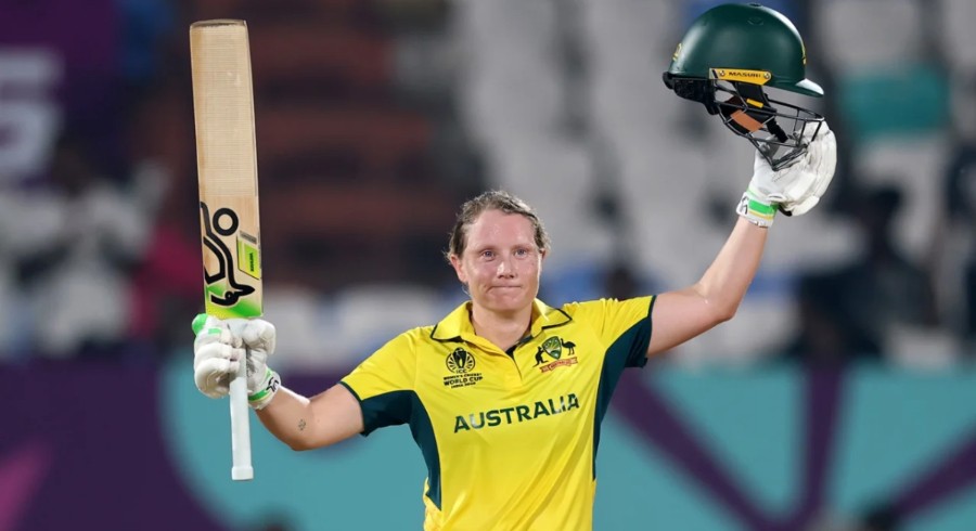 Second Healy ton takes Australia into World Cup semis