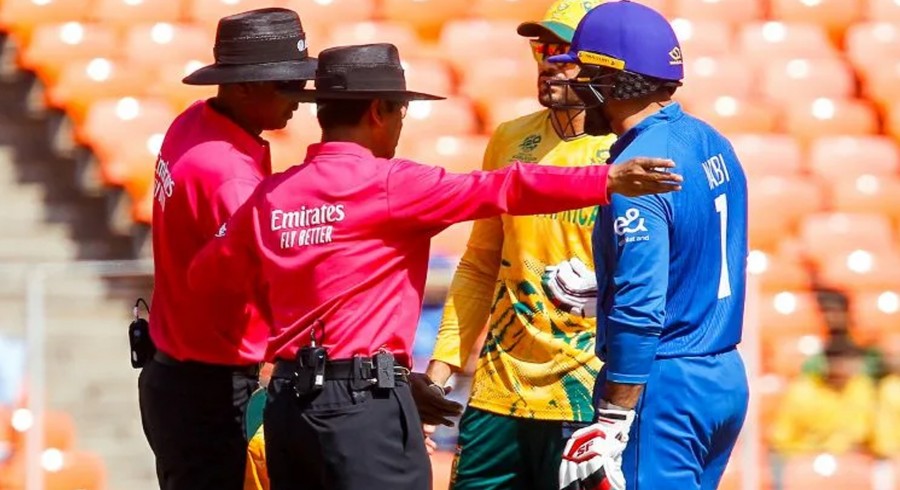 Mohammad Nabi Penalized After Umpire Dispute in T20 World Cup Match