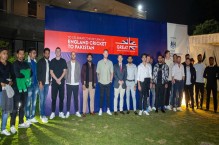 British High Commission hosts England, Pakistan teams in Islamabad